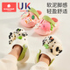 Kechao Children's Croc Shoes Sandals Baby Summer Boys and Girls Baotou Infants and Toddlers Indoor Home Non-Slip Shoes Tolik Digger Inner Length 15cm Suitable for Feet Length 14-15cm