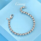 GsunG platinum bracelet women's new car flower laser beads PT950 women's pineapple bead bracelet platinum shiny bead chain calculated based on actual shipping weight