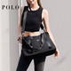 POLO travel bag, women's handbag, men's sports and fitness bag, dry and wet separation large capacity luggage bag, single shoulder crossbody, expandable
