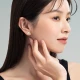 GLTEN Hetian Jade Rabbit Silver Earrings Female Earrings Girls Confession Valentine's Day Birthday Gift for Girlfriend Wife Ear Jewelry [Hetian Jade] Fulu Jade Rabbit Earrings + Certificate