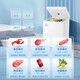 Midea Frost Reduction Series 80% Frost Reduction Single Temperature Household Freezer Non-Frost Free -30 Deep Freezer Small Freezer Large Capacity First Class Energy Efficiency Midea Freezer Trade-in 203KMB Can store 280Jin Jin is equal to 0.5kg Meat 203L