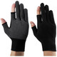 Outdoor Riding Express-Entbindung Spezielle Anti-Rutsch-Handschuhe für Reiten im Freien und eine keastresistente Touchscreen für Männer und Frauen, Schwarz [1 Paar]