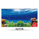 JPHZNB Fondo de pescado Pegatina Pegatina Pegatina Pegatina Océano Underwater World Front with Glue Red Dragon Fish Blue HD HY1105 30 cm de largo x 20 cm de alto Glue positivo