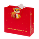Emballage cadeau d'anniversaire pour enfants Christmas Nouvel An Rouge Red Année Gift Sac à main Mini Size Plein de Blessing Small 14715cm