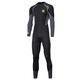 ZCCO wetsuit men's thickened warm snorkeling one-piece long-sleeved jellyfish suit anti-cold winter swimming wetsuit new 3MM black gray M