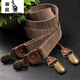 Kangourou (Kangourou) Kangourou New British Retro Y-Shaped Sous-cendier pour hommes et femmes, ceinture de suspense forte à quatre cingles pour Brown