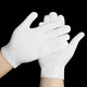 Handschuhe Etikette Handschuhe Wenhua Platte Perlen Concierge Treiber Arbeitsschutz Dünnmodell Dickes Modell für Männer und Frauen Arbeit Weiß Willkommenswirtschaft Dünnes Modell für 2 doppelte weiße Standardeinstellungen