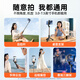 Rtako [Super Mini NO.1-Insensitivity Portable] Selfie Stick Handheld Small Concert Mobile Tripod Travel Selfie Artifact 360 Degree Rotation Fully Automatic Multifunction [0.8 meters] Removable Clip + Mini Storage 15cm Super Mini + Bluetooth Remote Control + Tripod + Stable Shooting and Anti-shake