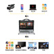 JIATV 9900 Director-Switching All-In-One 4-Channel/6-Channel/8-canal/12 canales/16 canales/24 canales Equipo de grabación de transmisión en vivo Equipo virtual basado en imágenes basadas en imágenes integradas y transmisión Integrada Machine JIATV 9900 HD 4-canal (con tarjeta de sonido)