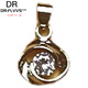 DR-FLVVS Fat Donglai same style platinum pendant pt950 platinum pendant women's necklace single without chain versatile simple lock whale tail