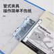 KING JIM folder single opening double opening office tube folder A4 drilling 1478GSN blue A4 vertical