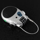 Auburn retractable steel cable padlock password lock gym helmet lock anti-theft window lock ski lock 108 silver