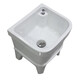 Chengnai mop pool basin ceramic mop pool floor drain drain floor mop pool balcony large sink rectangular small bathroom 53 cm manual drain
