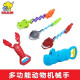 Gaole robot hand clip juguete jugando con arena cocodrilo dinosaurio alicates telescópicos niños