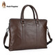 
Hush Puppies briefcase one-shoulder slanted handbag genuine leather clutch for men business bag computer bag gift brown