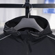 Lotus Lotus Blatt Schutzgrabenmäntel für Männer und Frauen im gleichen Stil 2024 Quelle wasserdichte Sonnenschutzmantel Lose Jacke Afdu695 Afdu695-1 Black S