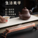 Guqin thread incense burner bronze incense burner extraordinary tea ceremony incense sleeping incense burner incense box home indoor sandalwood agarwood incense burner red copper color incense burner