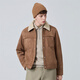 Mark Huafei Suede Imitation Sheep Wool Jacket Men's Autumn and Winter Thickened Warm Top Jacket Khaki 54/XL