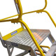 
Stable and resistant BAILEY ladder five-step aluminum alloy herringbone ladder 2.3 meters Hercules platform ladder supermarket freight elevator FS13593