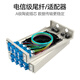 FiberHome烽火4口/8口/12口光纤终端盒壁挂式尾纤光缆熔接盒盘SC/FC/LC LC单模满配8芯-4口