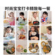 Qlittle儿童餐具套装 宝宝分格盘餐碗叉勺围兜6件套 硅胶辅食餐具礼盒 6件套桃桃乳酪粉-精品礼盒装
