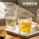 Meichu (maxcook) glass cup water cup transparent glacier cup juice wine glass milk breakfast cup 340ML*2 pieces MCB6172