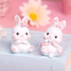 Jouer à la lutte contre le lapin Ornements d'anniversaire cadeau femme de travail de coeur pratique de bureau