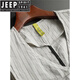 JEEP SPIRITJEEPSPIRIT系工装袖休闲棉麻背心无袖西装马夹坎肩 米白色2023/新/夹克/马甲/男 L 建议110-130斤