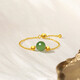 Chao Acer 18K Gold Hetian Jade Ring for Women Biying Ningzhi SRK32800002 Biying-Jasper Birthday Gift