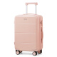 HANKE town store trolley case boarding suitcase women's suitcase 20-inch light dogwood pink code box high appearance