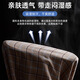 诺贝尔保罗（NOBOLPAUL）新款条纹长袖衬衫男士全棉牛津纺水洗免烫商务休闲加肥加大上衣 673深绿黄格 41 【建议150-160斤】