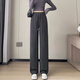 Red Dragonfly Edition étroite Pantalon à jambe large pour les femmes 2025 Pantalon décontracté de printemps et d'automne pour les femmes plus en polaire Spring Sports Pantalon 689 # Gris foncé Nine-Add Fleece Super Sweet Fleece S