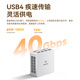 铭凡UM870Slim/690Slim锐龙R7-8745H/R9-6900HX迷你主机电脑八核mini主机高性能游戏办公台式小主机 UM870Slim（R7-8745H) 16GDDR5+1TB（限时