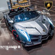 Xingchenhao Lamborghini children's electric car four-wheeled with remote control toy car can seat men and women baby two-seater stroller, painted silver MP4 LCD screen + four-wheel drive + leather seat + soft tire, double seat + scissor door + Bluetooth + music + swing