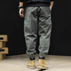 JEEP SPIRIT work pants for men's spring and autumn new loose Harren men's casual pants for men's stretch trousers 22116 military green 2XL