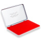 
Deli [super hot product] 120*80mm metal square large-sized instant dry printing platform seal office supplies red 9892