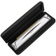 Guoguang Shanghai Guoguang 28-hole polyphonic harmonica professional middle-aged and elderly performance level polyphonic harmonica for men and women's high-end piano gifts [gift gifts for self-use stage performance] Matte 28-hole black polyphonic C-tune + big gift bag