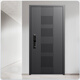 
OUDILE new ventilated 4-level anti-theft door entrance door + breathable door and window hidden and raised safety door + fingerprint smart lock Visible cat eye lock 2050*1050/2150*960