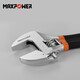 XMSJ Mothable Wrench Multifonctional Movable Plate Match Pandle Prophe Prophe Proprete Anti-Slip Wrench Momening Movable Opening Wrench 4 pouces 100mm Opening 15mmm11303