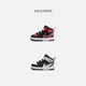 耐克（NIKE）Jordan官方耐克乔丹男女童婴童运动鞋易穿脱宝宝中帮缓震FQ1283 006黑/大学红/白 23.5