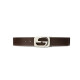 
Gucci men's belt fashion double-sided men's belt holiday gift brown color 245861 KGDHN 9767 110