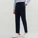 
ZIOZIA [under Jiumuwang] Casual pants straight-leg new style micro-stretch men's business slim long pants ZPP11260 ZPP11162J Navy Blue 82/175/82A