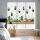 Persianas venecianas/cortinas plegables/cortinas romanas Shangri-La persianas de la sala de estar de la sala de estar ventana de laurel del piso al techo sin sombrear 13571 FINE 1 pieza