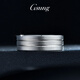 Platinum men's ring new PT950 brushed matte ring platinum ring women's inner curve wide ring PT950 ring about 8 grams pre-order