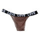 Men's love unisex thong transparent stockings invisible tight sexy low waist temptation full exposure no forbidden triangle gray 2XL180Jin Jin is equal to 0.5 kg within