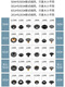 
Morannuoer metal all black buckle alloy snap button clothes invisible hidden button clothes without seam round flat button 844# black bottom button [4 sets of tools] 15mm