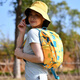 Decathlon (Decathlon) Rucksack Rucksack für Frauenschule für Männer, die kleine Rucksack für Schüler Reisen 10-Liter-Außenbeutel Marine Blue-10L-ohne Seitenbeutel 10 l (für Erwachsene und Kinder)