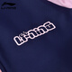 李宁（LI-NING）儿童泳衣女童中大童长袖长裤连体防晒海边温泉泳装719 藏青 160