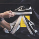 Huili men's shoes thin canvas shoes men's spring new trendy versatile casual sneakers low top breathable student shoes black 42