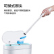 Disposable toilet brush made in Jingdong, no punching, wall-mounted toilet brush head with cleaning liquid, dissolvable, no dead ends and replaceable